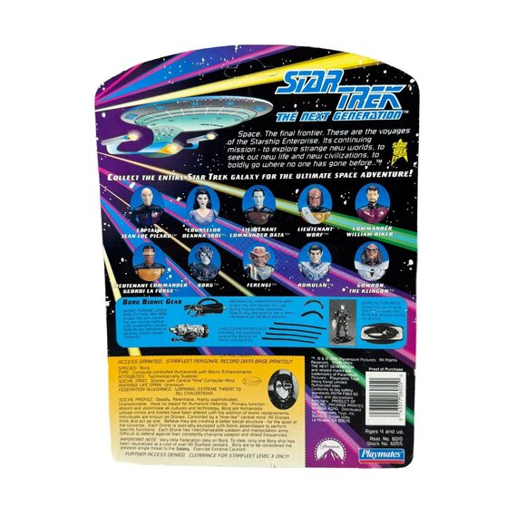 1992 Playmates Toys Star Trek The Next Generation: Borg - Picture 3 of 5